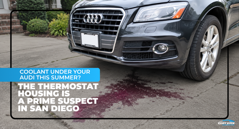 Coolant Under Your Audi This Summer The Thermostat Housing Is a Prime Suspect in San Diego